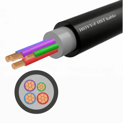 H03VV-F 1 – Elastik Mis Kabel