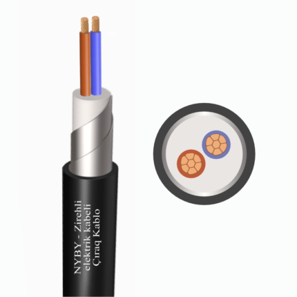 NYBY - Lent Zirehli elektrik kabeli 0.6/1 KV